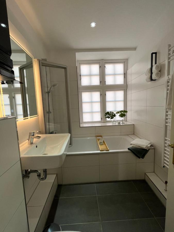 Lykkefund - Ferienwohnungen In Hafennaehe Glueckstadt Exterior foto
